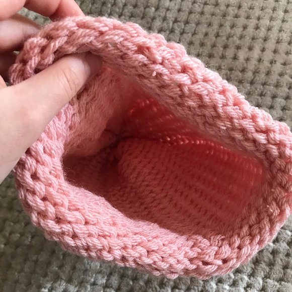 Raw Edge Beanie [Pink] - Picture 6 of 6